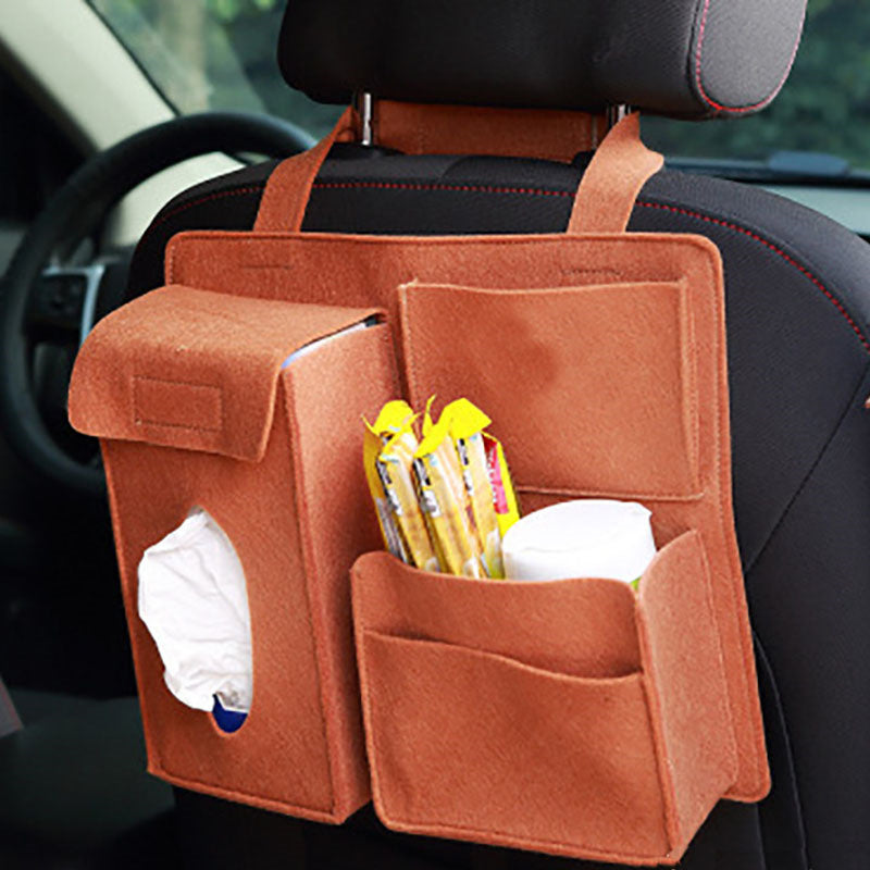 Car Backseat Storage Bag - Felt Organizer